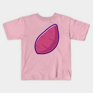 Purple Sweet Potato Cartoon Kids T-Shirt